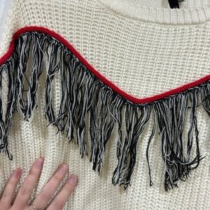 Fringe sweater